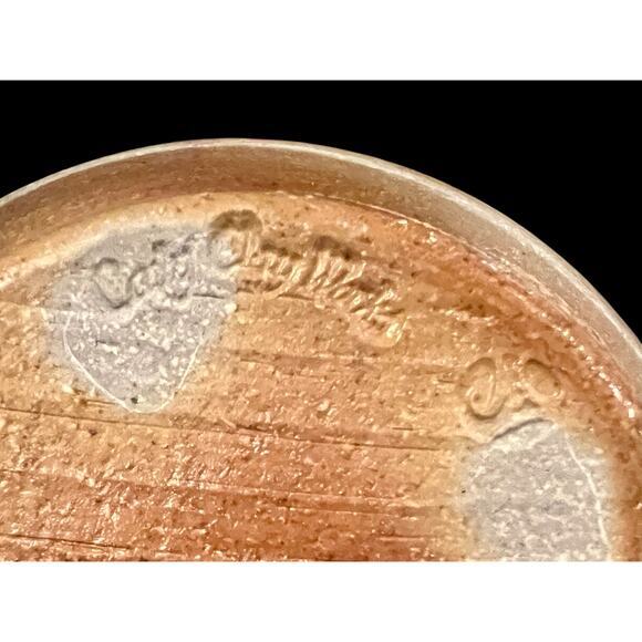 Cady Clay Works Seagrove NC Stoneware Bottle Vase-Studio Pottery-Bottle-Rustic - Picture 8 of 8